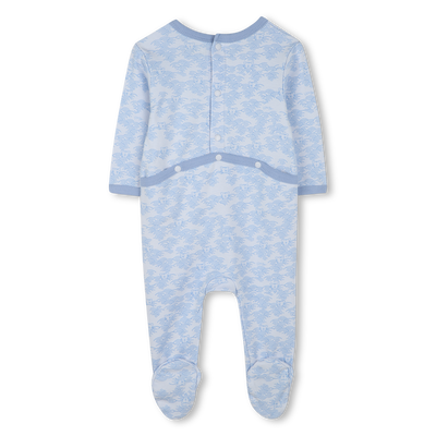 Pyjama pressionné en coton KENZO KIDS GARCON