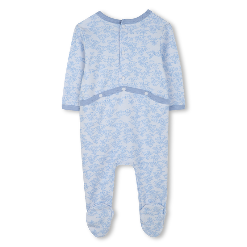 Pyjama pressionné en coton KENZO KIDS 
                    GARCON