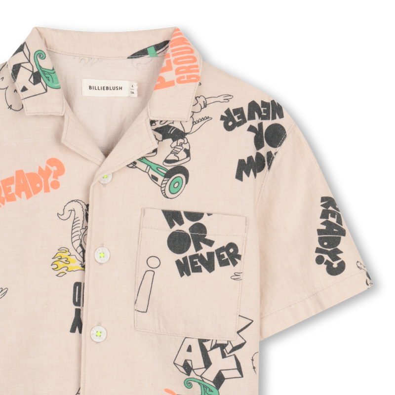 CHEMISE MANCHES COURTES BILLIEBLUSH 
                        GARCON