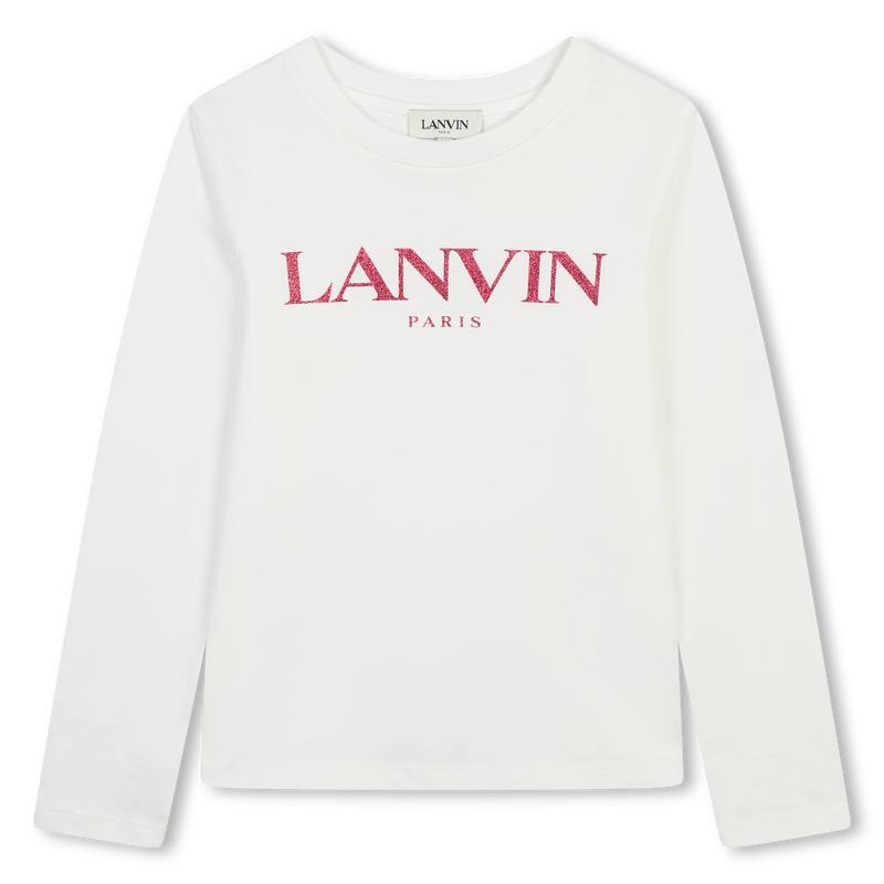 T-shirt avec sigle pailleté LANVIN 
                    FILLE