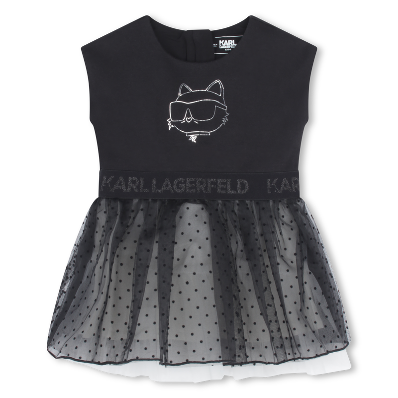 Robe de cérémonie bimatière KARL LAGERFELD KIDS 
                    FILLE