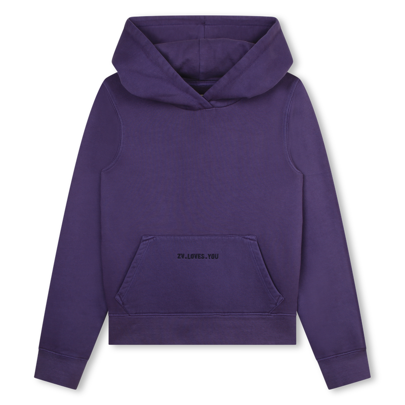 Sweat-shirt à capuche molleton ZADIG & VOLTAIRE 
                    FILLE