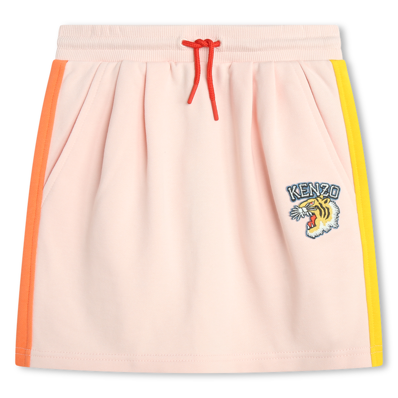 Jupe en molleton avec poches KENZO KIDS 
                    FILLE