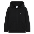 Sweat-shirt zipp&eacute; &agrave; capuche BOSS 
                    GARCON