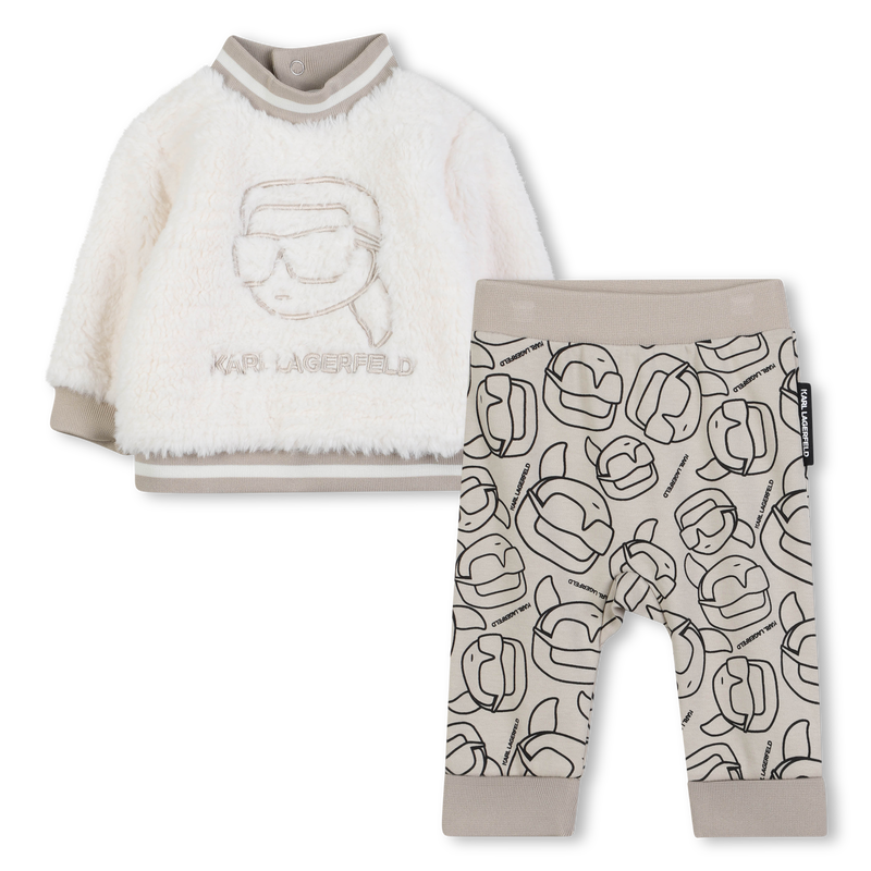 Ensemble sweatshirt et bas de jogging KARL LAGERFELD KIDS 
                    GARCON