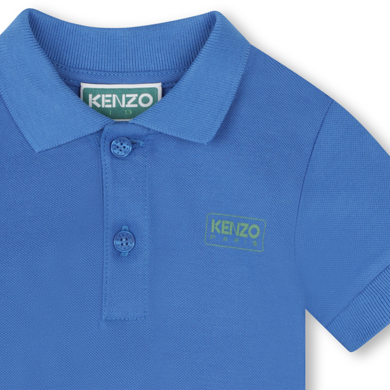 Polo en piqué coton KENZO KIDS 
                    GARCON