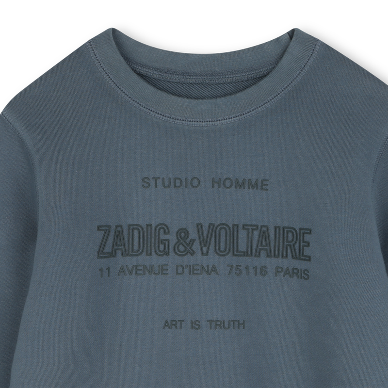 Sweat-shirt molletonn&eacute; ZADIG & VOLTAIRE 
                        GARCON