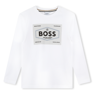 T-shirt &agrave; manches longues BOSS GARCON