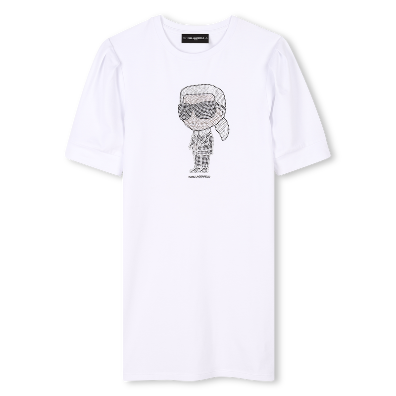 Robe à manches courtes KARL LAGERFELD KIDS 
                    FILLE