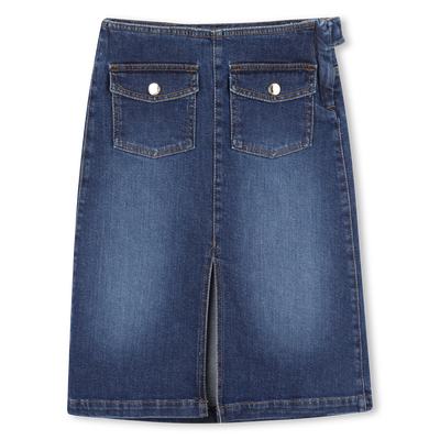 Jupe mi-longue en denim CHLOE FILLE