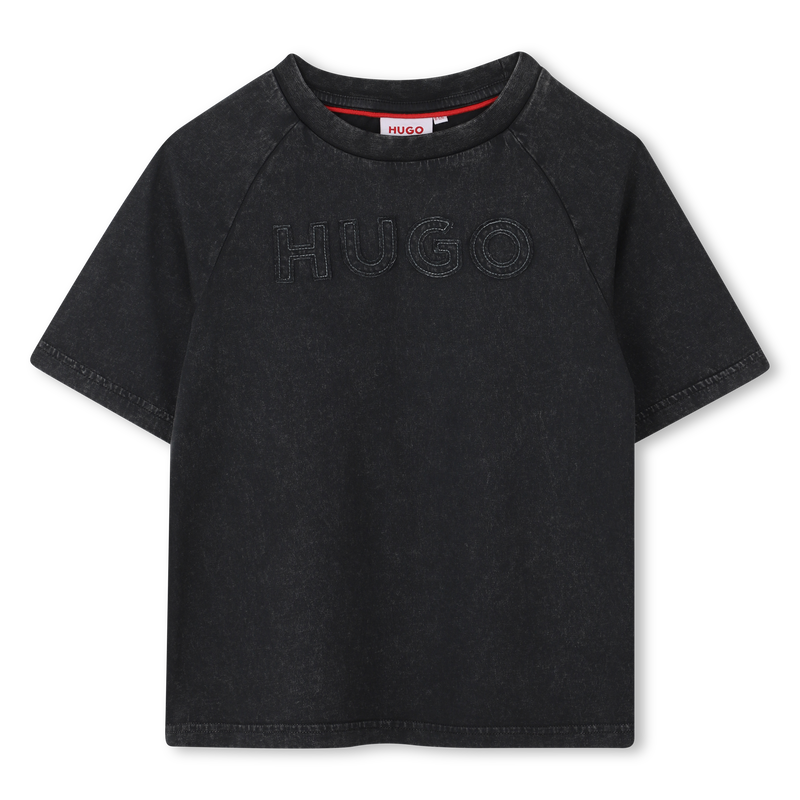T-shirt &agrave; manches courtes Hugo 
                        FILLE