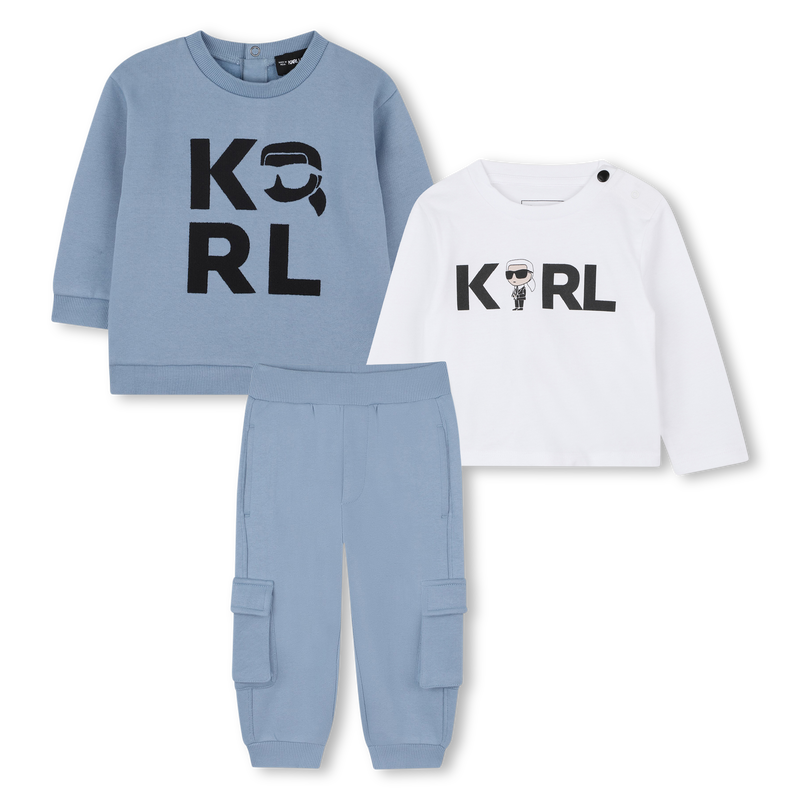 Ensemble sweat, pantalon et t-shirt KARL LAGERFELD KIDS 
                    GARCON