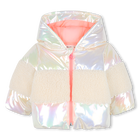 Doudoune matelass&eacute;e &agrave; capuche BILLIEBLUSH 
                    FILLE