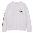 Sweat imprim&eacute;, BLANC, hi-res