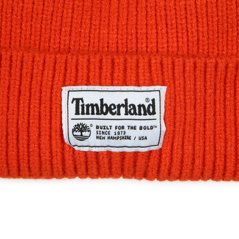 Bonnet &agrave; pompon en tricot TIMBERLAND 
                        GARCON