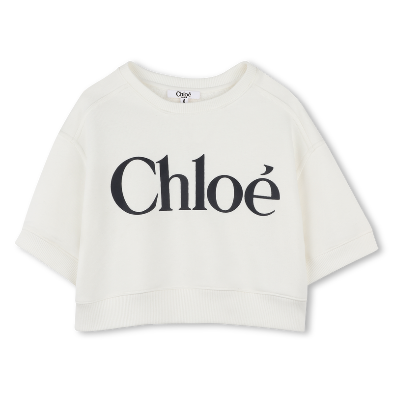 Sweat-shirt à manches courtes CHLOE 
                    FILLE