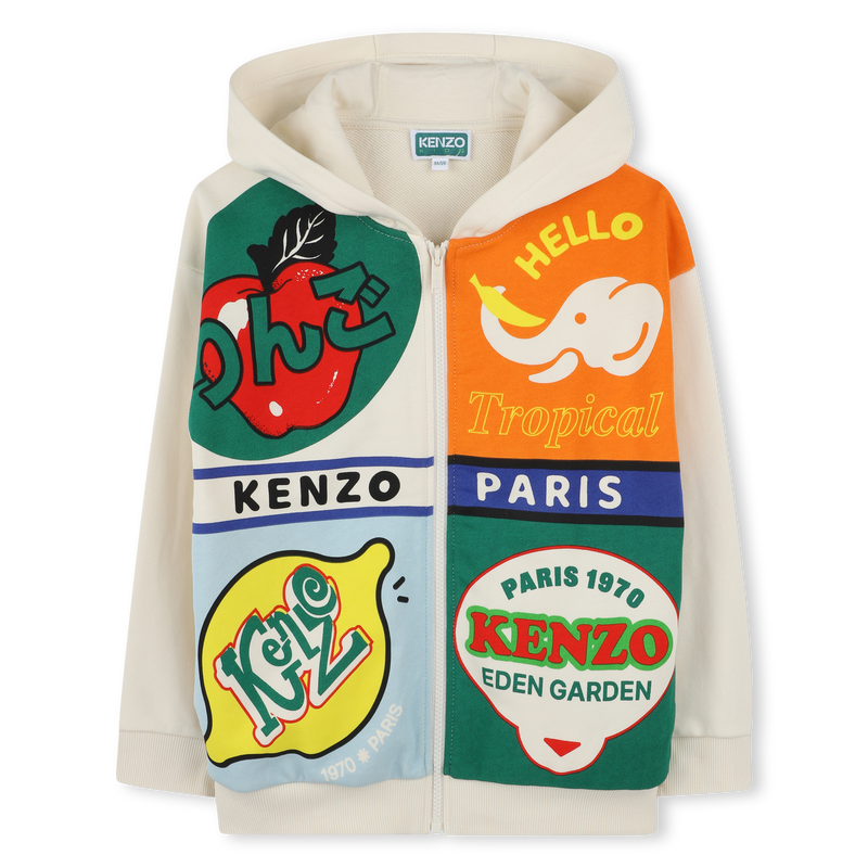 Cardigan de jogging à capuche KENZO KIDS 
                    UNISEXE