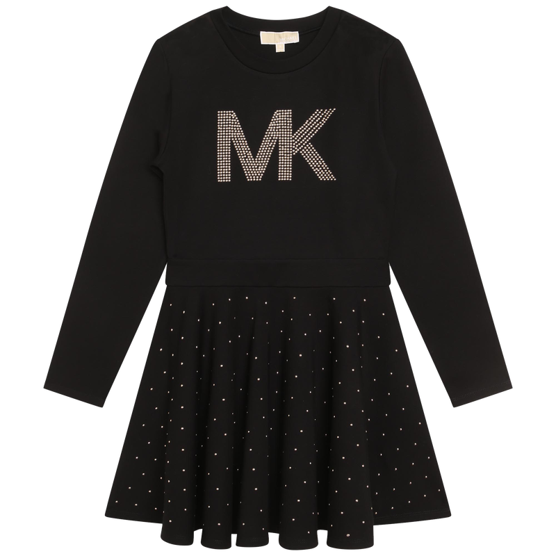 Robe cloutée à manches longues MICHAEL KORS 
                    FILLE