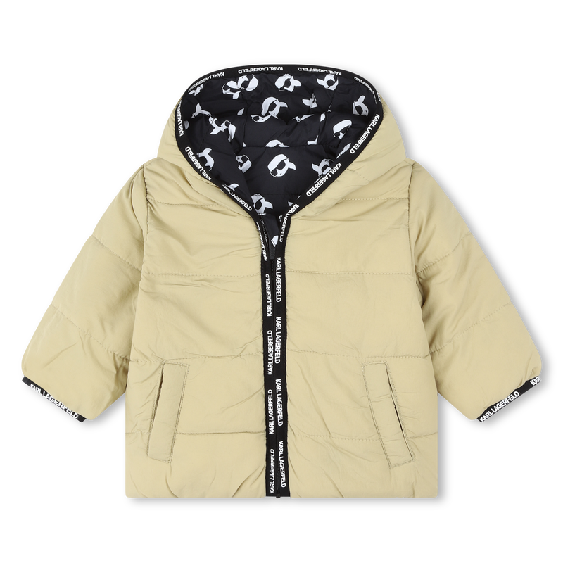 Doudoune réversible à capuche KARL LAGERFELD KIDS 
                    GARCON