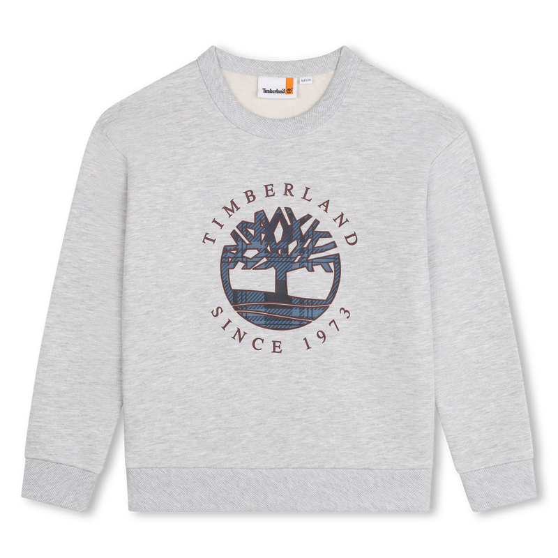 Sweat-shirt en molleton gratt&eacute; TIMBERLAND 
                        GARCON