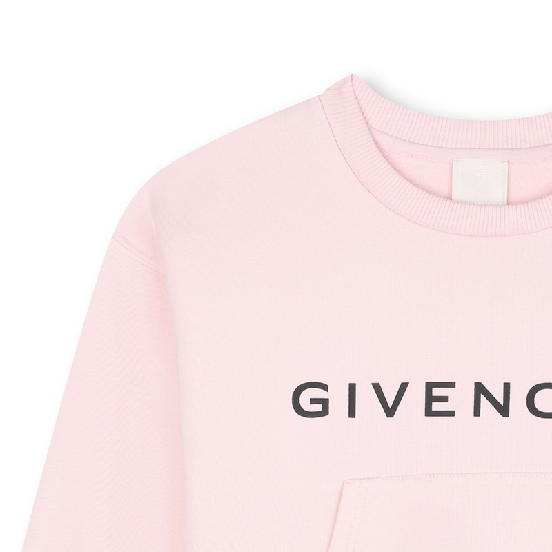 Sweat-shirt molletonné à poche GIVENCHY 
                    FILLE