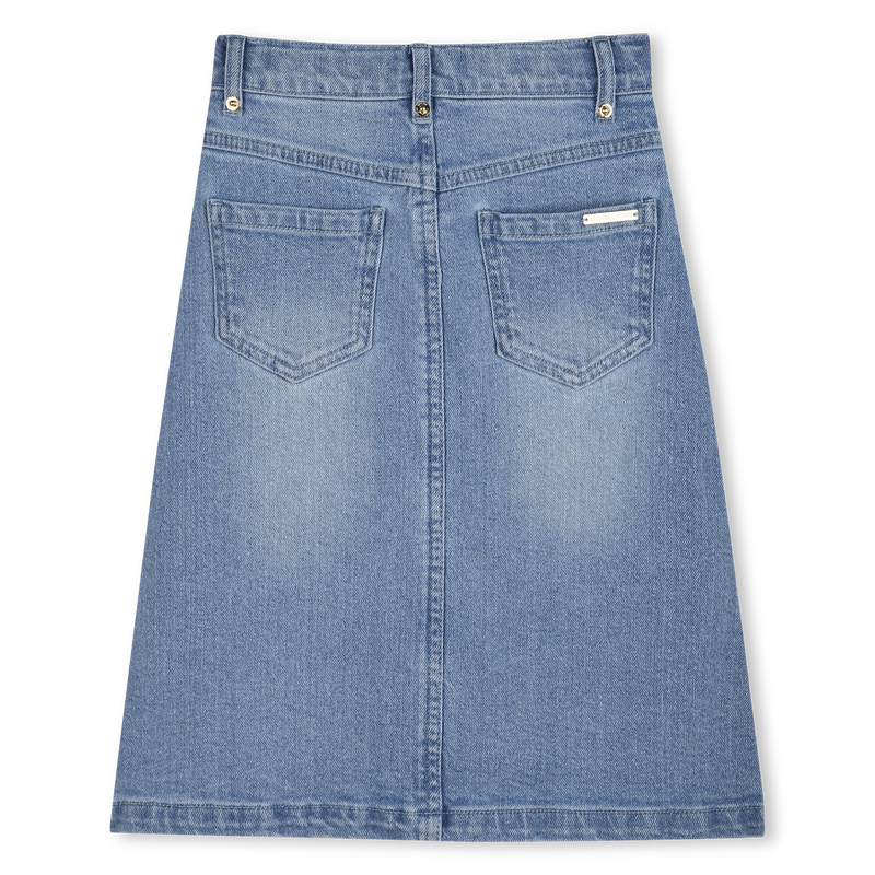 Jupe mi-longue en jean MICHAEL KORS 
                    FILLE