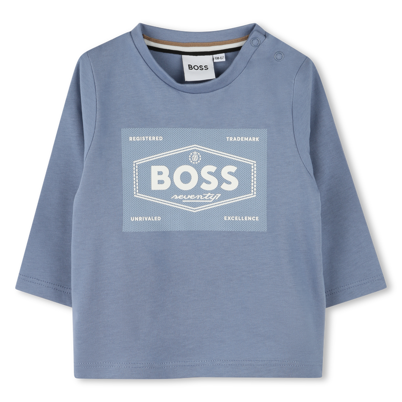 T-shirt avec imprimé BOSS 
                    GARCON