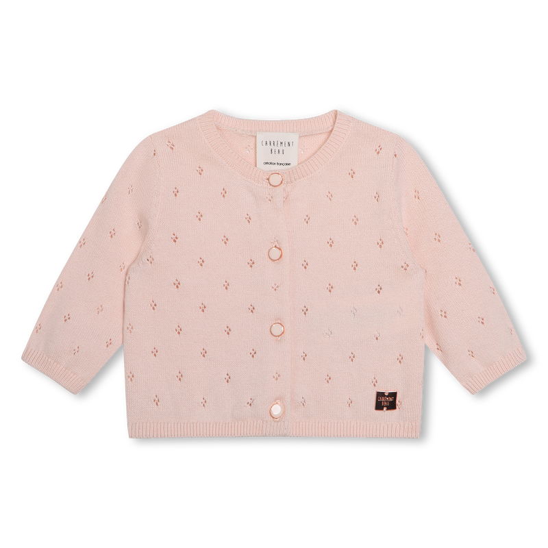 Cardigan boutonné en tricot CARREMENT BEAU 
                    FILLE
