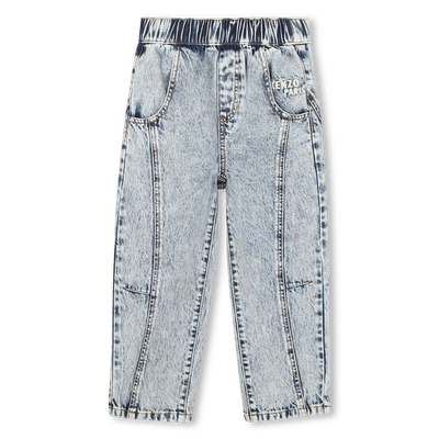 Pantalon en denim KENZO KIDS FILLE