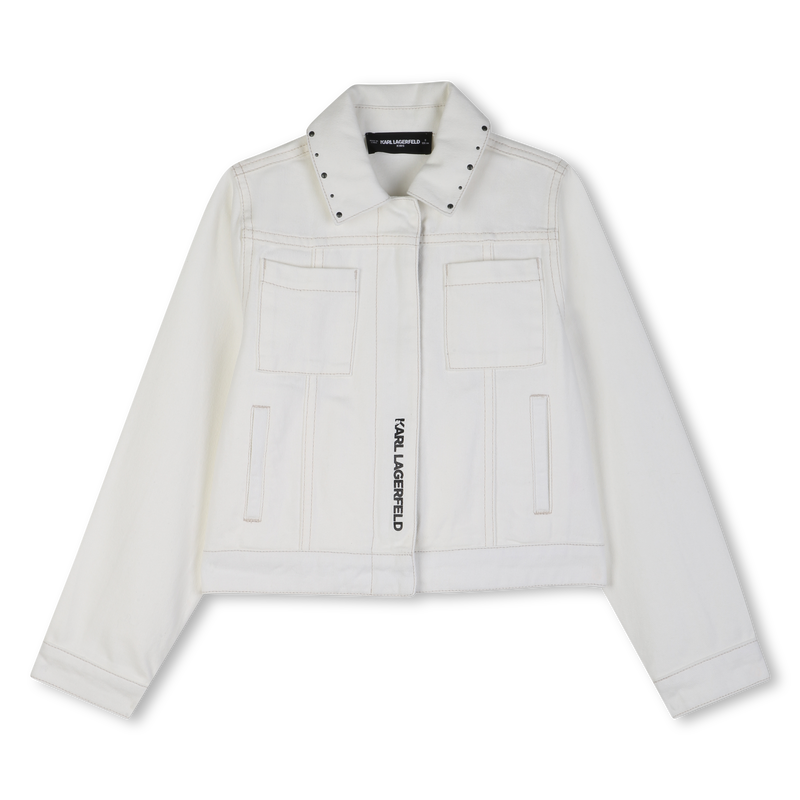 VESTE ZIPP&Eacute;E KARL LAGERFELD KIDS 
                        FILLE