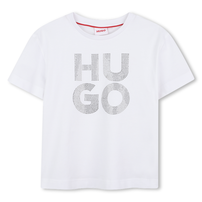 T-shirt &agrave; manches courtes Hugo 
                        FILLE