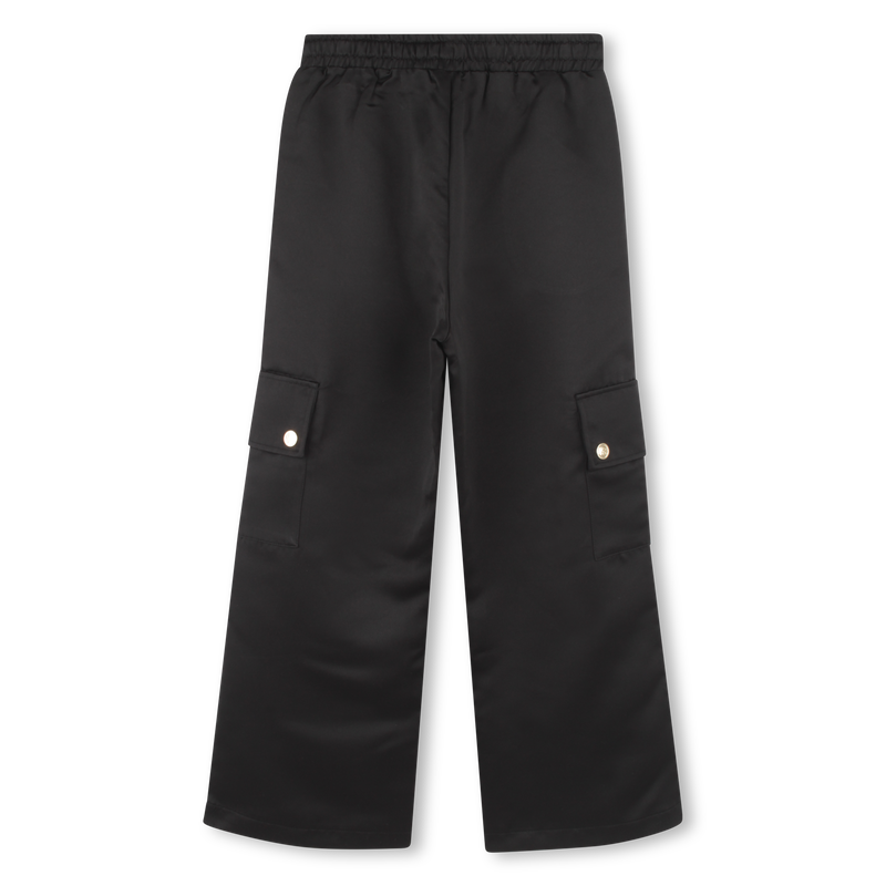 Pantalon multipoche en satin MICHAEL KORS 
                    FILLE