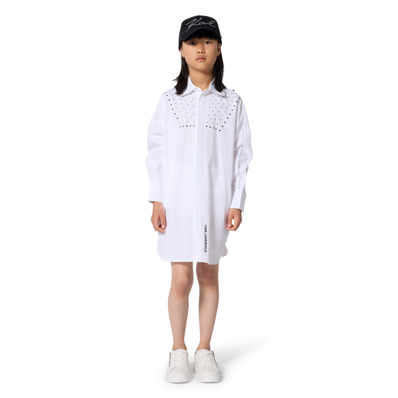 ROBE CHEMISE MANCHES LONGUES KARL LAGERFELD KIDS 
                        FILLE