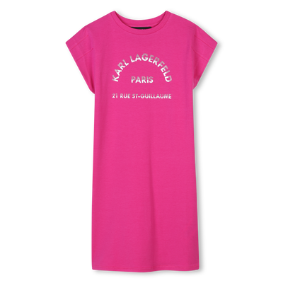 Robe manches courtes fantaisie KARL LAGERFELD KIDS FILLE