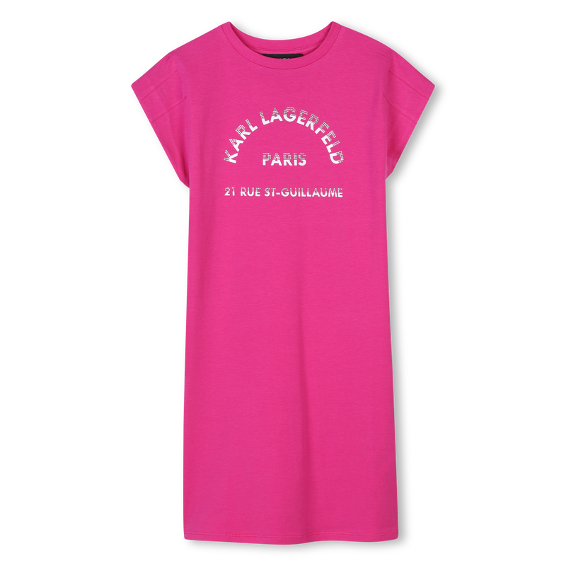 Robe manches courtes fantaisie KARL LAGERFELD KIDS 
                    FILLE