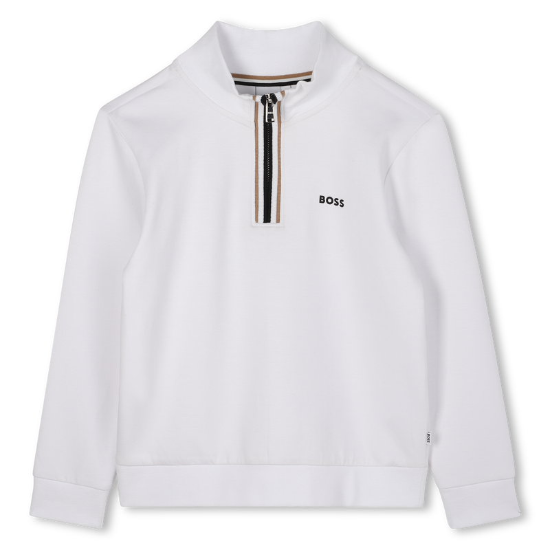 Sweat col montant zippé BOSS 
                    GARCON