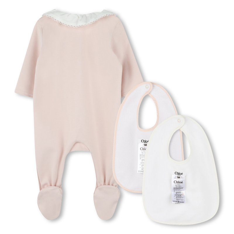 Pyjama et 2 bavoirs CHLOE 
                    FILLE