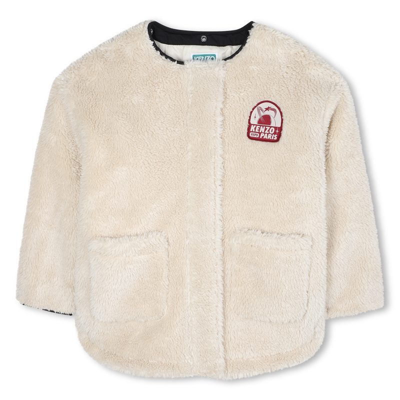 Manteau avec capuche amovible KENZO KIDS 
                    FILLE