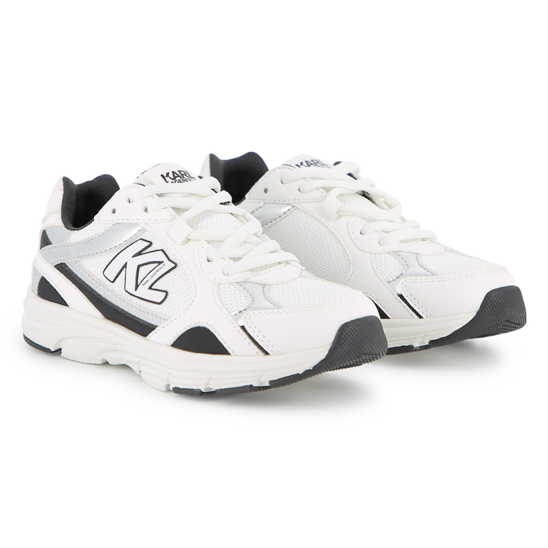 Basket &agrave; lacets KARL LAGERFELD KIDS 
                        FILLE