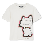 T-shirt &agrave; manches courtes KARL LAGERFELD KIDS 
                    FILLE