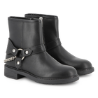 Bottines motardes en cuir de vachette ZADIG VOLTAIRE 
                    FILLE