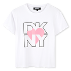 T-shirt &agrave; manches courtes DKNY 
                    FILLE