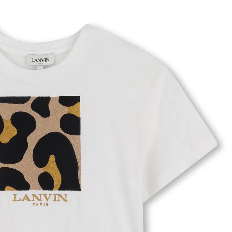 Tee-shirt imprimé à manches courtes LANVIN 
                    FILLE