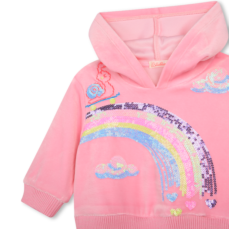 Robe en velours à capuche BILLIEBLUSH 
                    FILLE