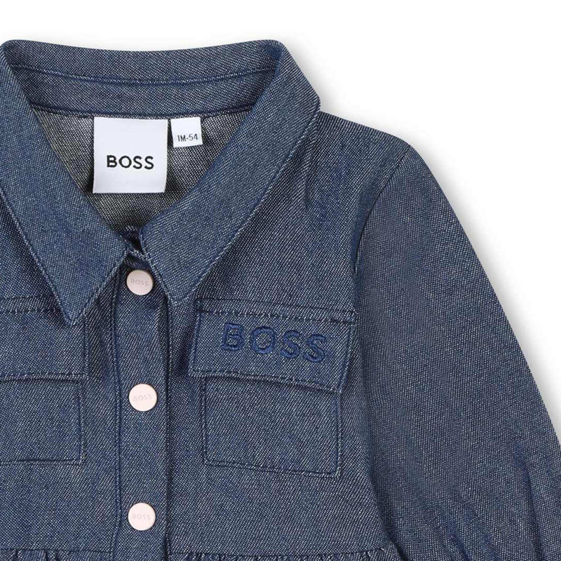 Robe boutonnée col polo BOSS 
                    FILLE