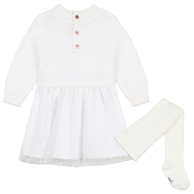 Robe bi-matière en tricot CARREMENT BEAU FILLE