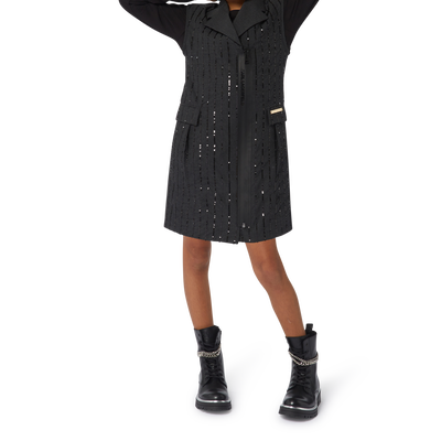 T-shirt avec imprim&eacute; plac&eacute; KARL LAGERFELD KIDS FILLE