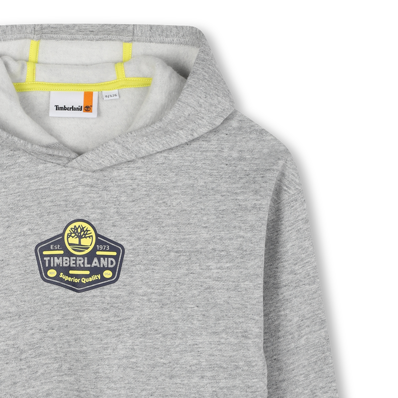 Sweat-shirt &agrave; capuche en molleton TIMBERLAND 
                        GARCON
