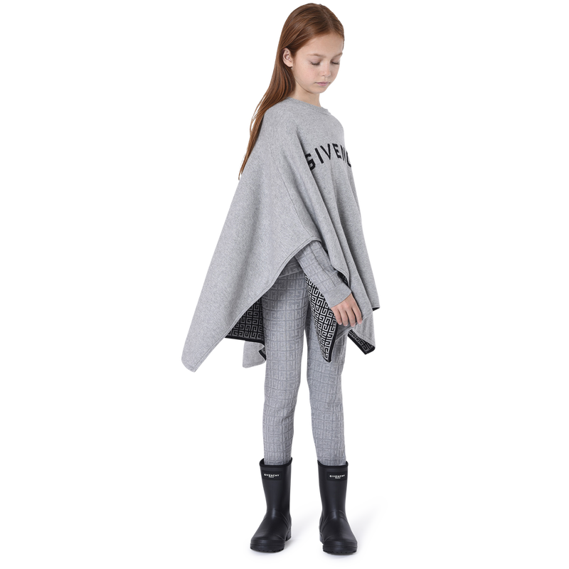 Cape réversible en tricot GIVENCHY 
                    FILLE