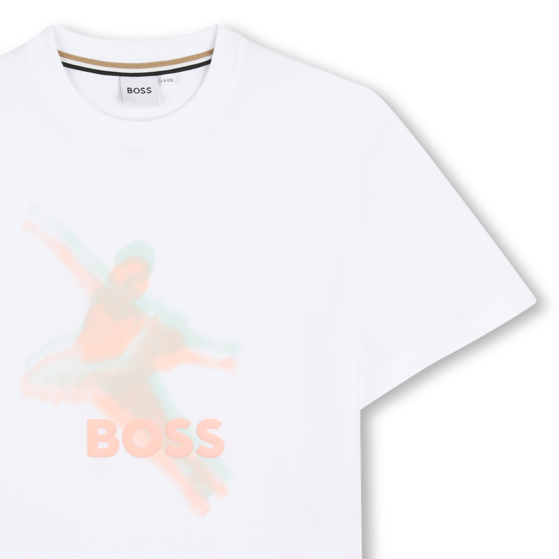 TEE-SHIRT MANCHES COURTES BOSS 
                        FILLE